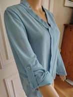 blauwe nette blouse, Verzenden, Zo goed als nieuw, Maat 38/40 (M), Blauw