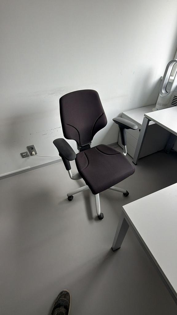 Bureaustoel 5 stuks, Ophalen, Zwart, Zo goed als nieuw, Bureaustoel