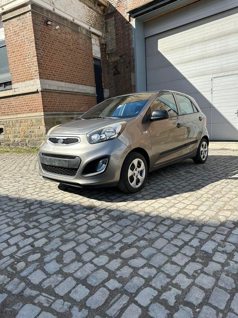 KIA NIEUWE PICANTO 1.0i 69 pk 2011, Auto's, Kia, Voorwielaandrijving, Euro 5, Stof, Zwart