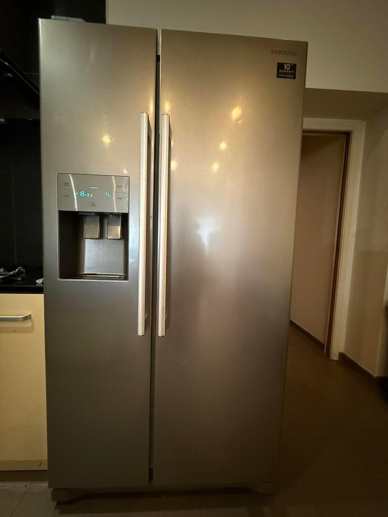 Frigo Samsung ( frigo americain ), Avec compartiment congélateur, 160 cm ou plus, Enlèvement, 200 litres ou plus