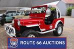 Willys CJ-2A | 1948 | Route 66 Auctions, Overige merken, Zwart, Bedrijf, Handgeschakeld