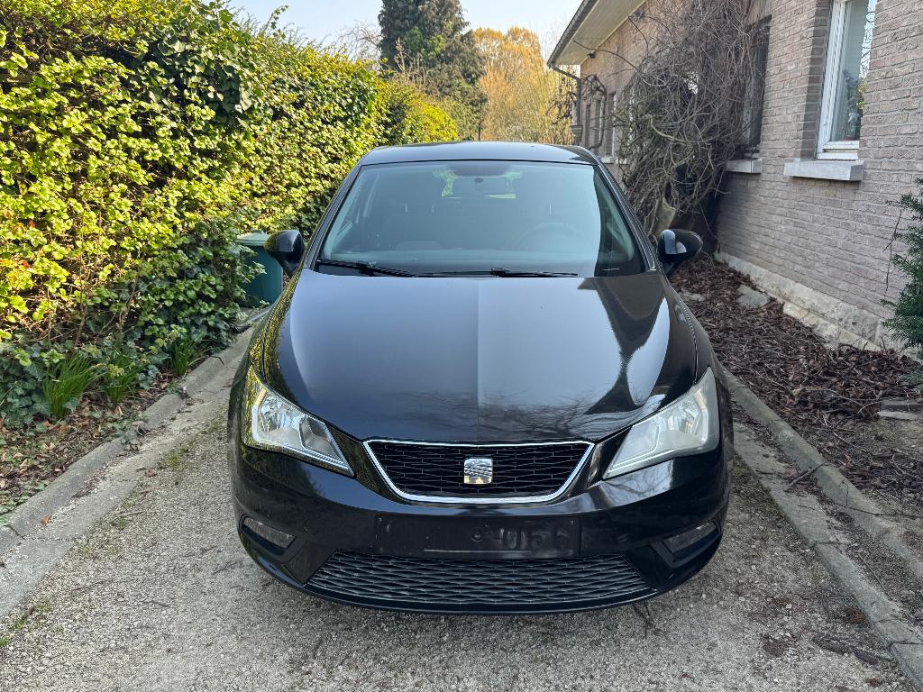 Seat Ibiza 1.2 TSI / 147.500km / Airco / Euro 5, Auto's, Voorwielaandrijving, Euro 5, Stof, Zwart