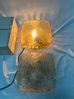 2 Vintage plafondlampen of wandlampen Glashütte Limburg, Enlèvement ou Envoi, Utilisé