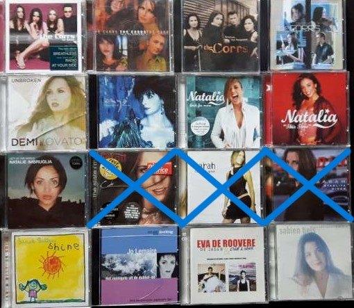 CDs — chanteurs — groupes féminins, Informatique & Logiciels, Pc & Câble réseau, Enlèvement, Comme neuf