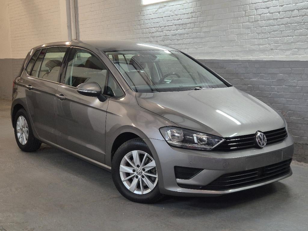 VW Golf 7 Sportsvan 1.2TSi DSG Highline- Leder- 1eig.- Top, Auto's, Automaat, Testrit aan huis, Monovolume, Euro 6