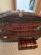 Handtas Krokodil met geldbeugel, Ophalen, Zo goed als nieuw, Handtas