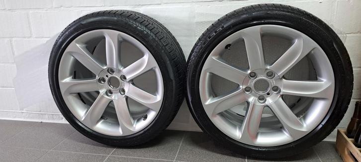 4 originele audi velgen met pirelli banden, Auto-onderdelen, Banden en Velgen, Band(en), Ophalen