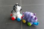 2 dieren op wieltjes fisher price., Kinderen en Baby's, Ophalen of Verzenden, Zo goed als nieuw