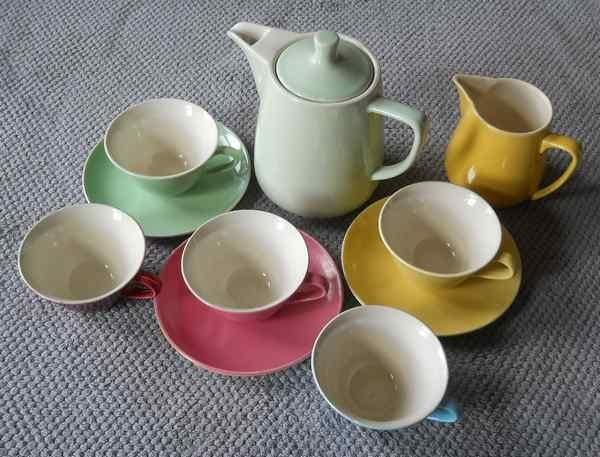 Lot service à café  -  Boch, Antiquités & Art, Enlèvement