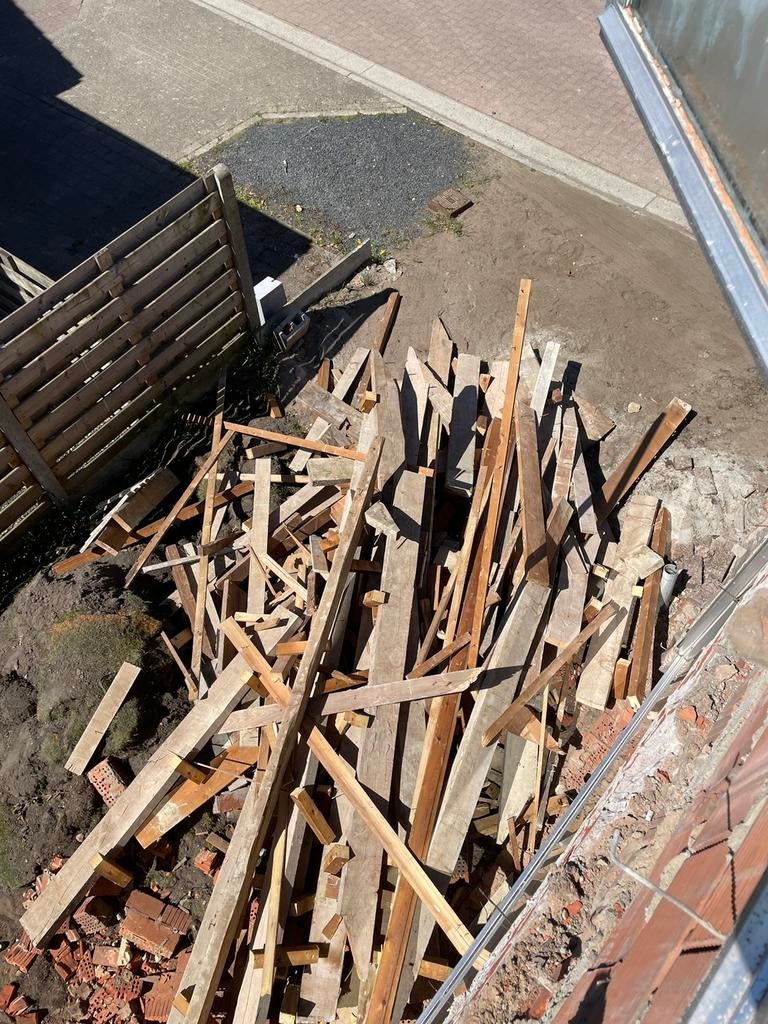 Gratis stookhout in herentals, Enlèvement