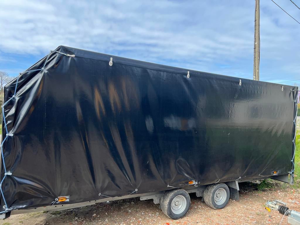 Henra gesloten auto aanhangwagen 2.7t, Auto diversen, Aanhangers en Bagagewagens, Zo goed als nieuw, Ophalen