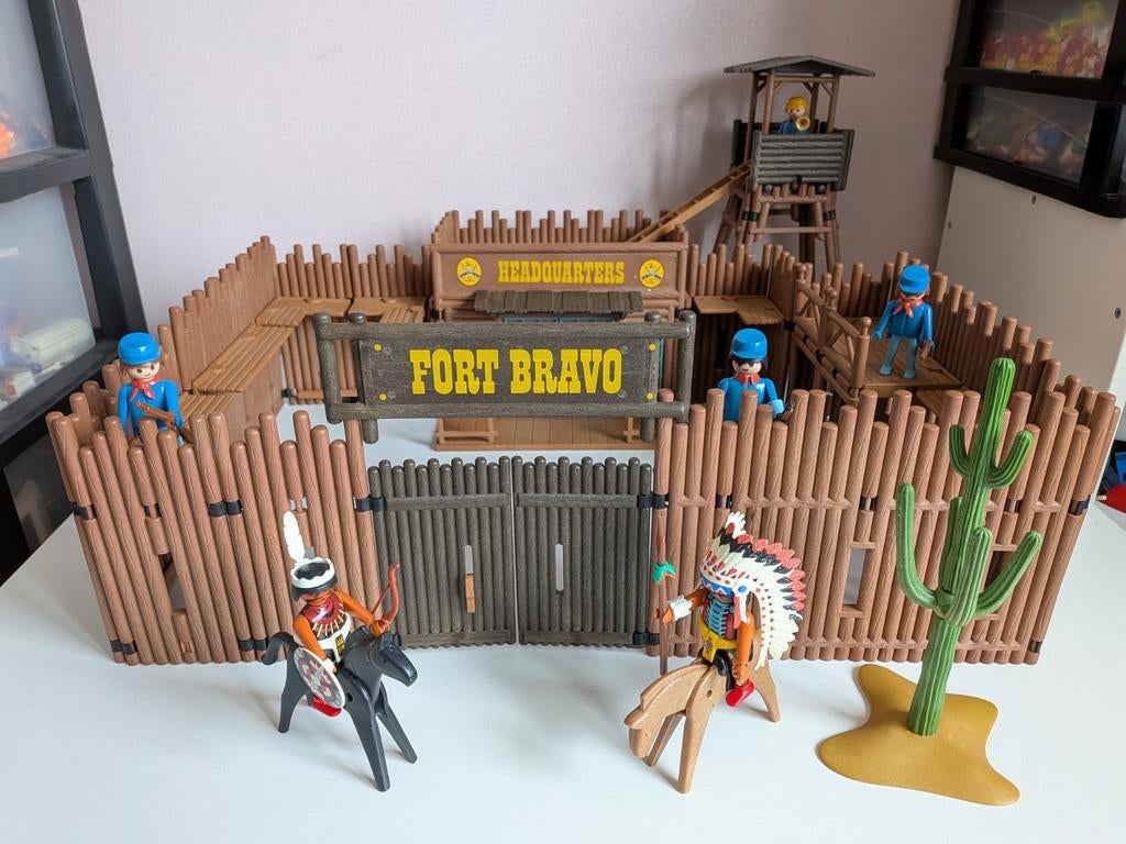 Playmobil fort bravo, Ophalen