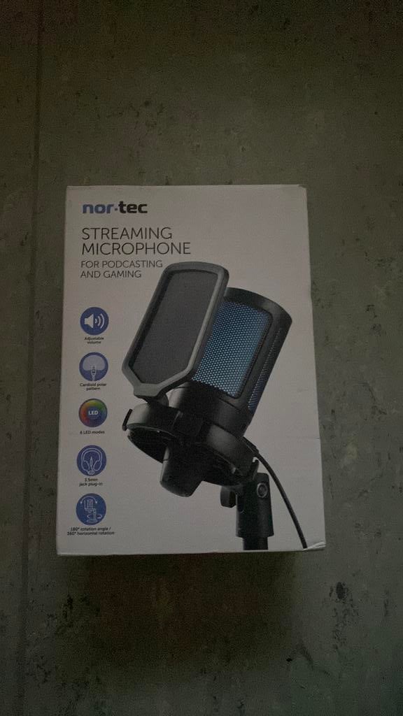Streaming microphone Nor-tec, Enlèvement, Comme neuf