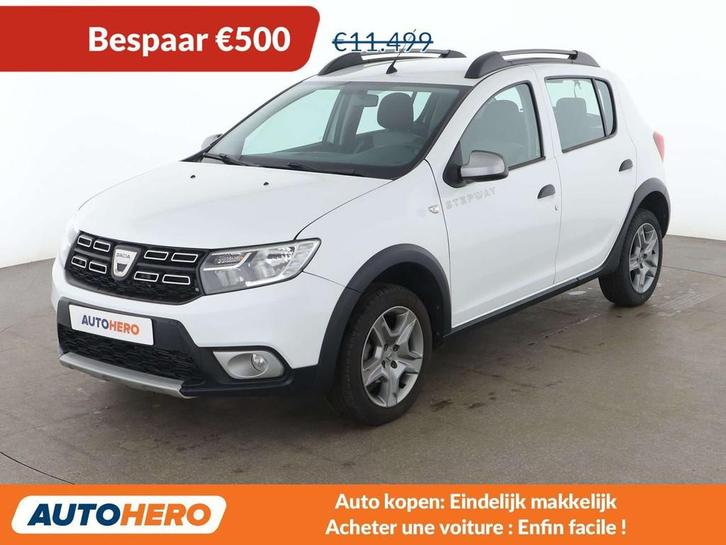Dacia Sandero 1.0 SCe Stepway Essential (bj 2020), Auto's, Dacia, Te koop, Sandero Stepway, ABS, Airbags, Airconditioning, Bluetooth