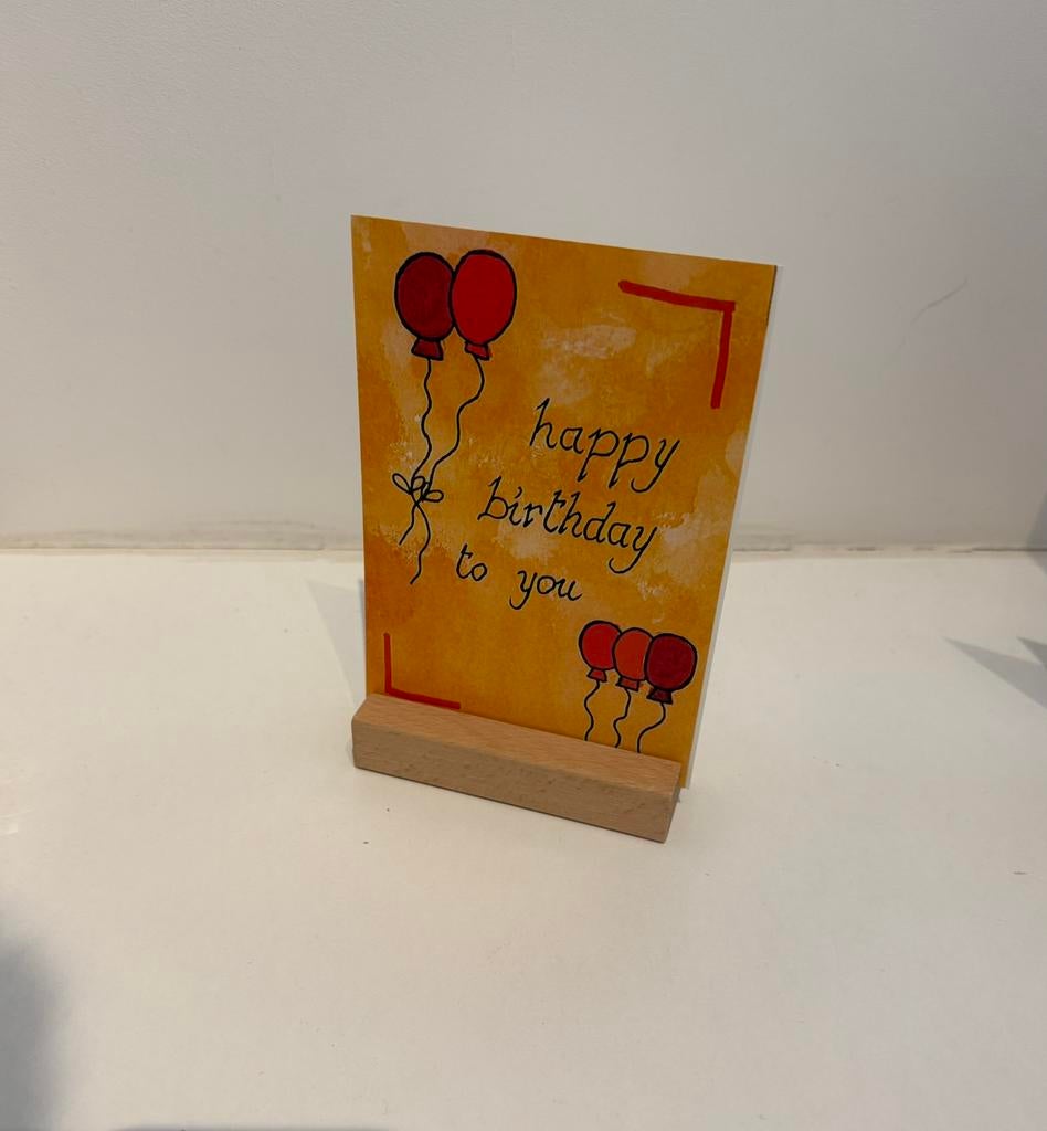 Menuhouder, Hobby en Vrije tijd, Feestartikelen | Verhuur, Zo goed als nieuw, Ophalen