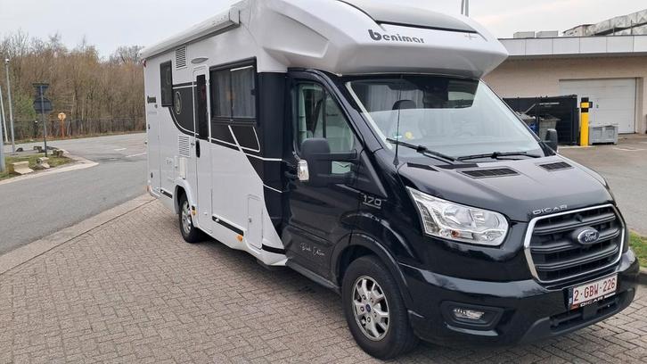 63000euro ford cocoon 488 nortautokapp 170pk automaat 2024, Caravanes & Camping, Camping-cars, Particulier, Benimar, Ford, Diesel