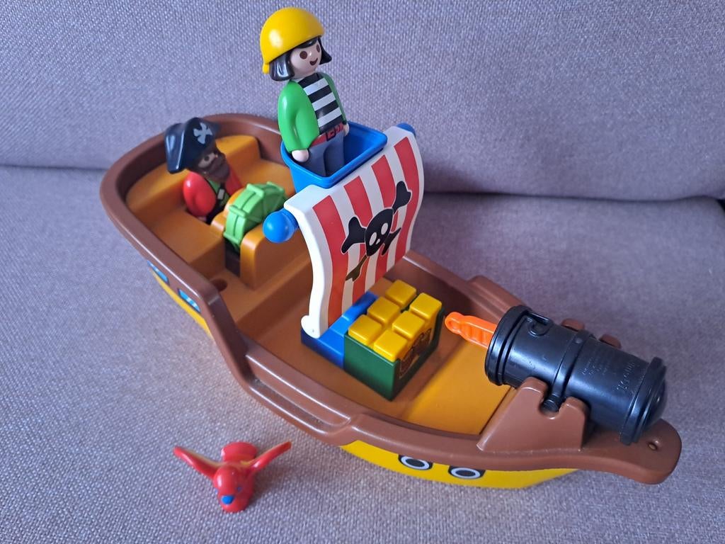 Playmobil 123 - Piratenschip, Ophalen