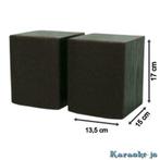 TCM-Black Stereo 2-weg speaker set 2x 20 watt OPRUIMING!, Neuf, Autres marques, Moins de 60 watts, Enlèvement ou Envoi
