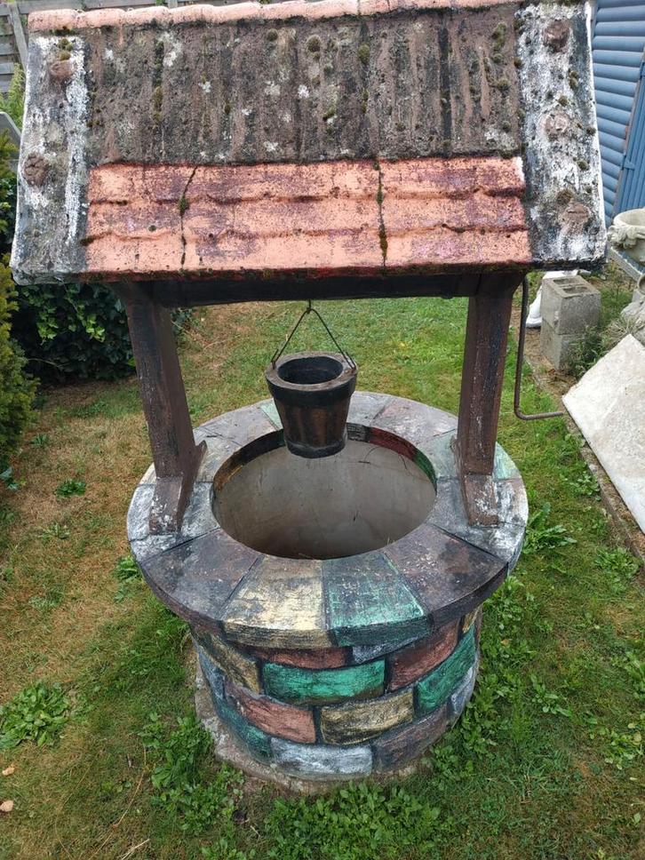 Betonnen sier waterput, Tuin en Terras, Tuinbeelden, Ophalen