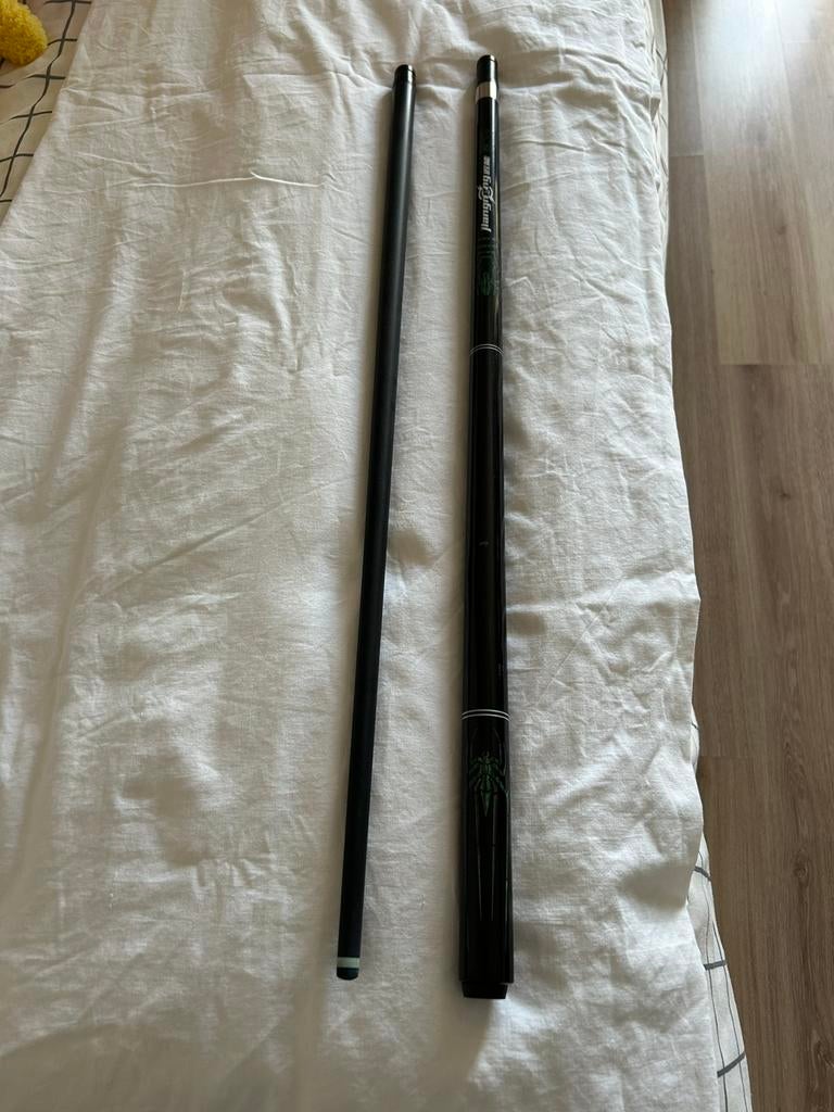 Carbon biljartkeu te koop, Ophalen, Zo goed als nieuw, Biljarttafel