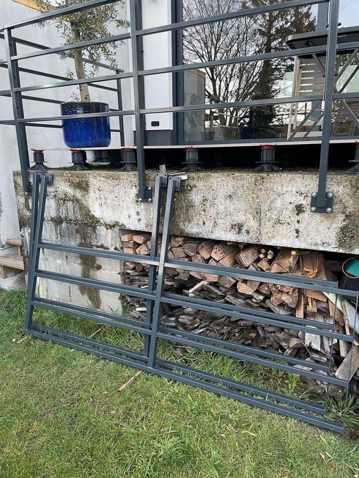 Balustrade/hekwerk terras antraciet, Ophalen, Nieuw, Overige materialen, Sierhekwerk