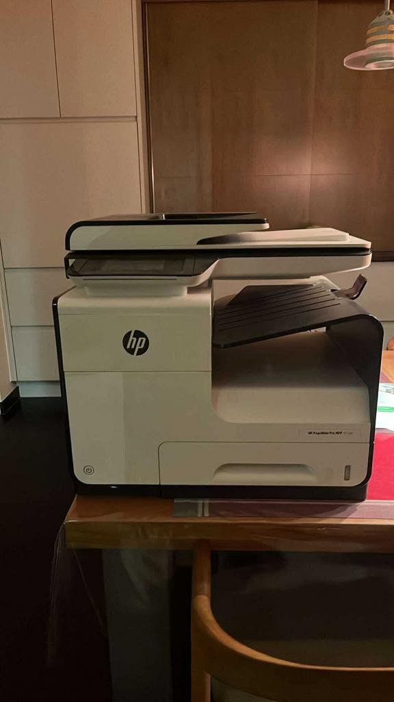 HP pagewide 477d, Computers en Software, Printers, Kleur printen, Gebruikt, Inkjetprinter, All-in-one