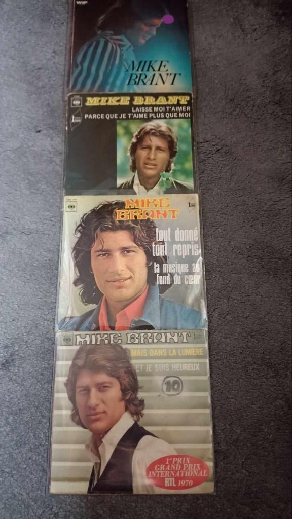 5 singles van de Franse zanger Mike Brant, slechts 2 euro, Overige genres, 7 inch, Single, Zo goed als nieuw
