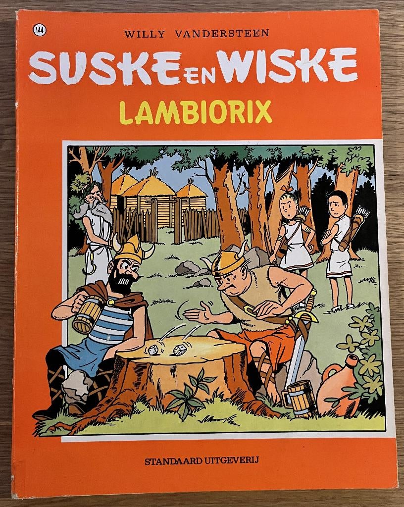 Suske en Wiske - Lambiorix -144(1990) Strip, Eén stripboek, Zo goed als nieuw