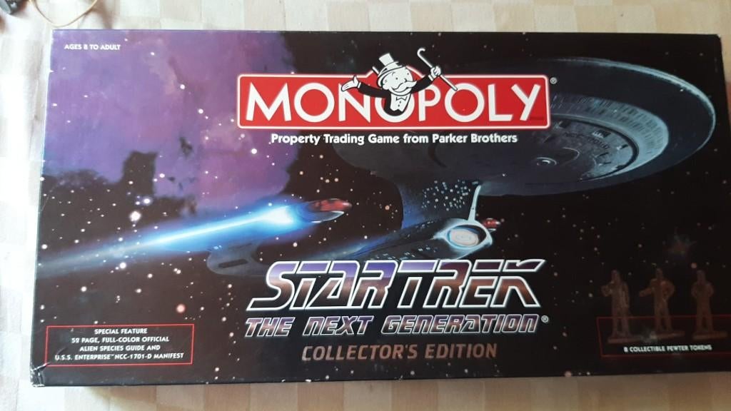 bordspel Monopoly Star Trek Next Generation Monopolie, Hobby en Vrije tijd, Gezelschapsspellen | Bordspellen, Nieuw, Een of twee spelers