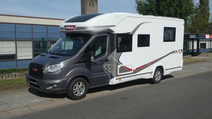 camping car challenger 2017, Caravans en Kamperen, Mobilhomes, Particulier, tot en met 4, Half-integraal, Challenger, Ford, 6 tot 7 meter