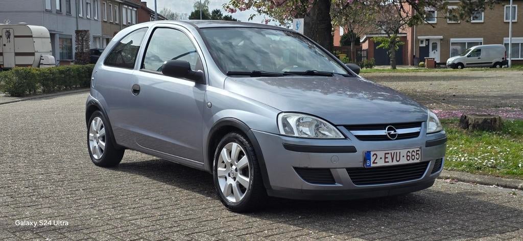 Opel Corsa 1.0 i Gekeurd+Car-Pass 114000 km. Bw z006, Euro4, Autos, Opel, Argent ou Gris, Achat, Boîte manuelle, Noir