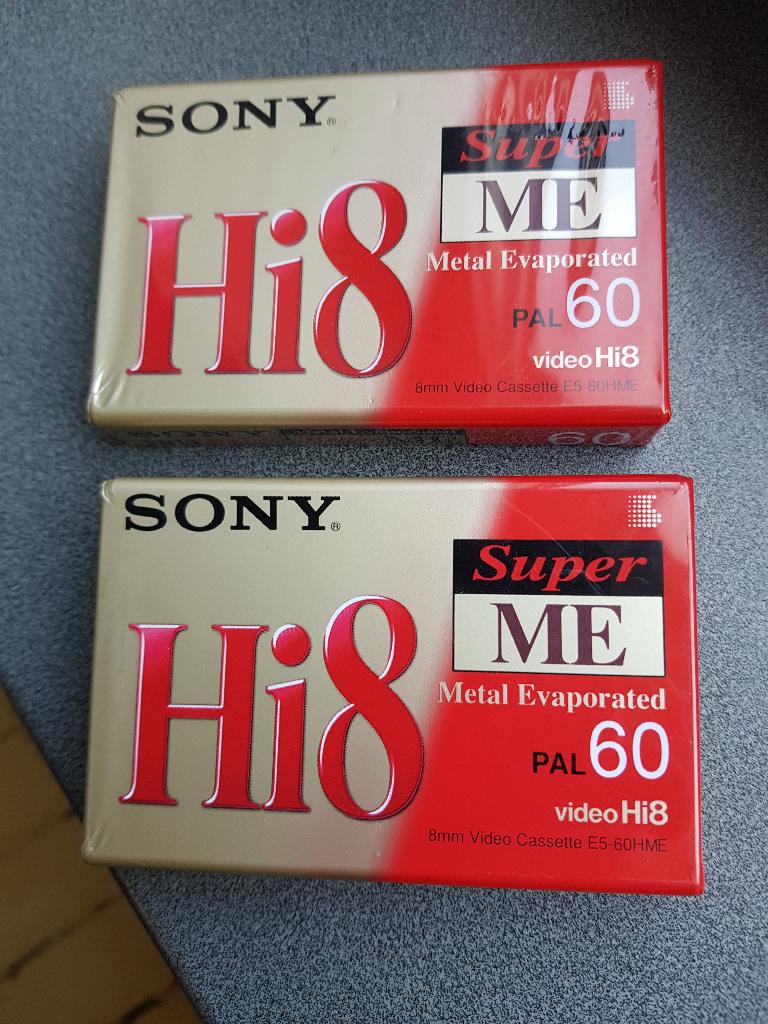 SONY Hi8 Cassette 60 Minuten Hi-8 Super ME Metal Evaporated, Audio, Tv en Foto, Videocamera's Analoog, Camera, Hi 8, Ophalen