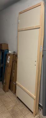 Bloc porte prépeint MDF/epicéa 73 cm poussant droit, Bricolage & Construction, Fenêtres & Moustiquaires, Enlèvement, Neuf