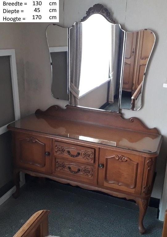 Te koop : commode kast met spiegel, Ophalen, Commode