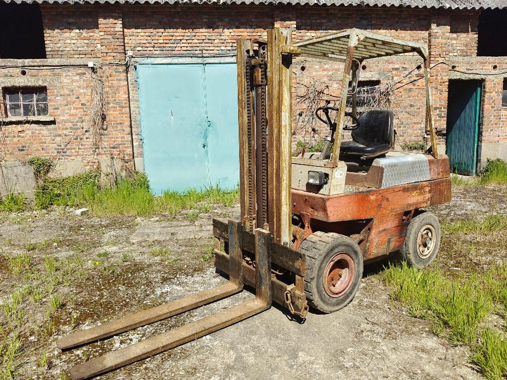 Chariot élévateur, Diesel, LINDE, Chariot élévateur, Enlèvement