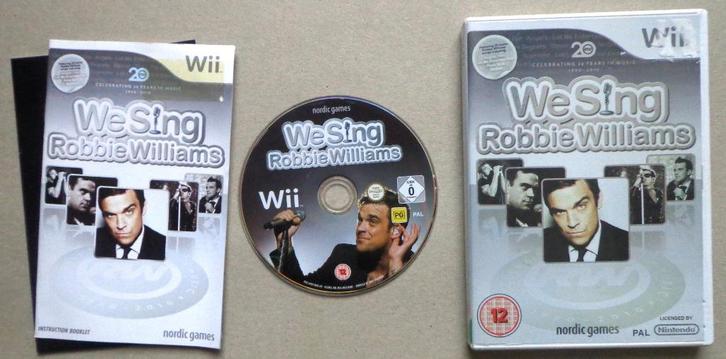 We Sing Robbie Williams voor de Nintendo Wii Compleet, Games en Spelcomputers, Games | Nintendo Wii, Zo goed als nieuw, Ophalen of Verzenden