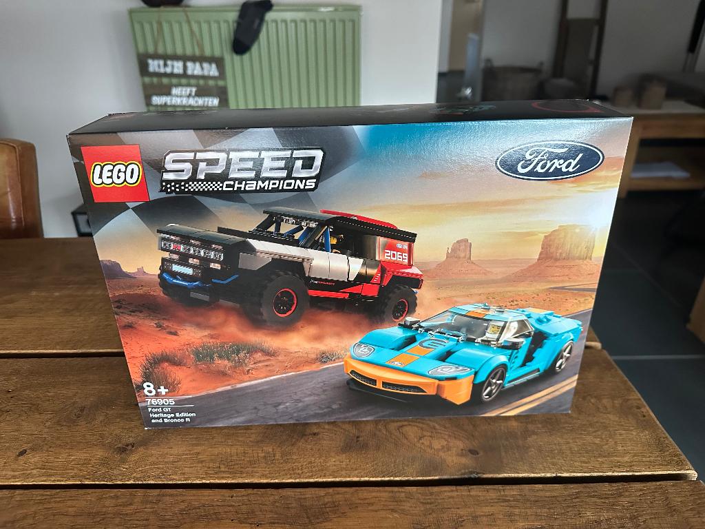 Lego 76905 Ford GT Heritage & Bronco, Ophalen of Verzenden, Nieuw, Complete set, Lego
