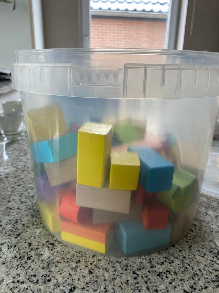 Houten blokken, Ophalen, Zo goed als nieuw