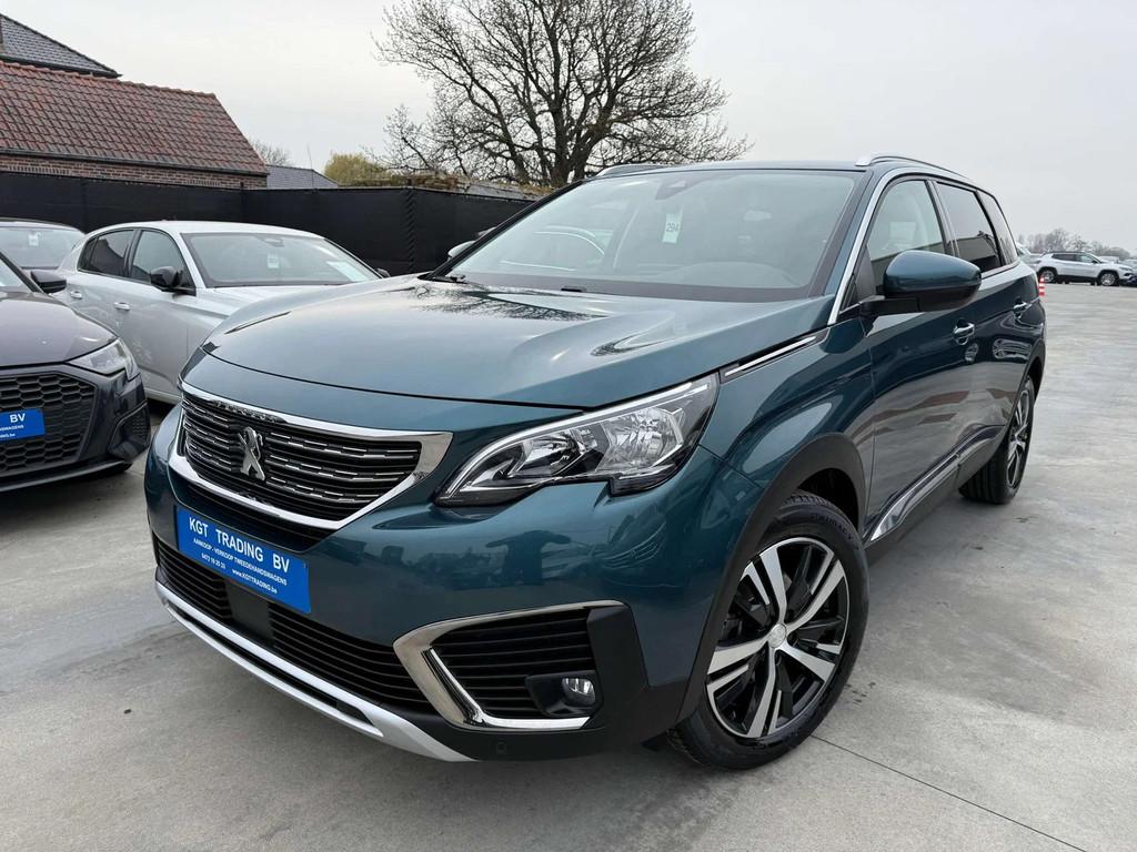 Peugeot 5008 1.2i AUTOMAAT 7 ZIT LEDER NAVIGATIE CARPLAY LED, Auto's, Automaat, Gebruikt, 1199 cc, 1505 kg