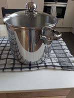 Casserole 10 L, Inox, Comme neuf, Enlèvement, Plaque céramique