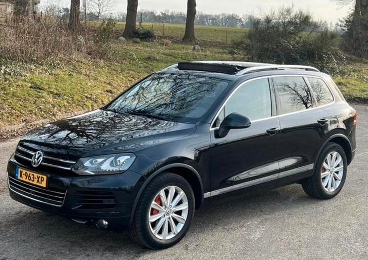 Volkswagen Touareg 3.0 V6 TDI 180KW AUT PANODAK 2011 ZWART, Autos, Volkswagen, Particulier, Touareg, Caméra 360°, 4x4, ABS, Caméra de recul