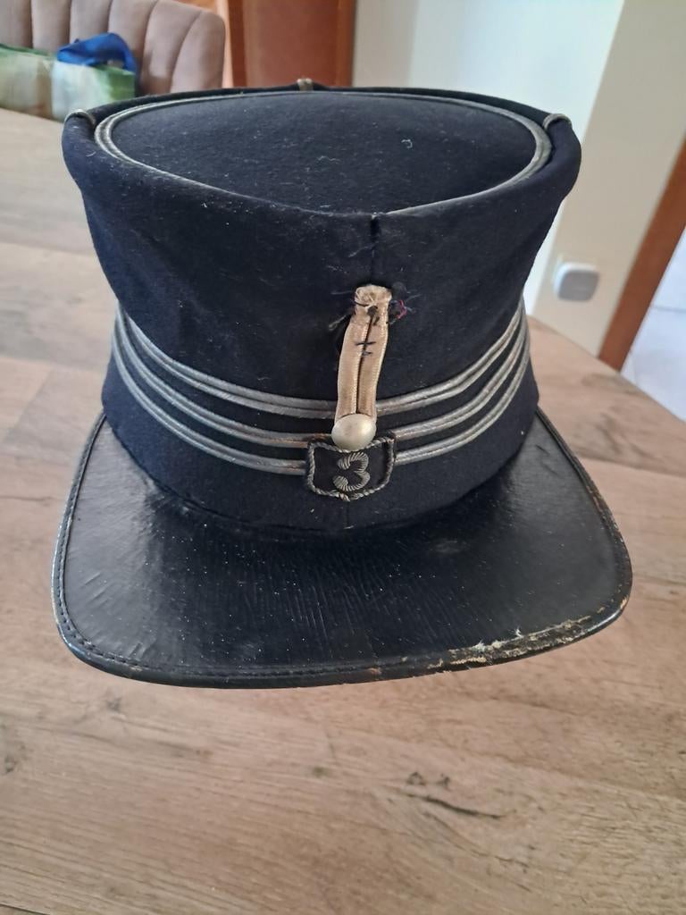 Voormalige pet van kapitein van de Brusselse Burgerwacht, Ophalen of Verzenden, Overige soorten