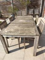 Table et 4 chaises [morati] et 4 chaises pliantes, Chaise, Salons de jardin, Enlèvement, Utilisé