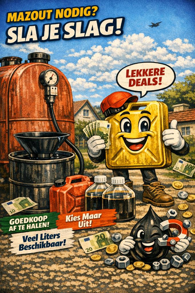 Stookolie mazout, Ophalen, Zo goed als nieuw, Overige typen