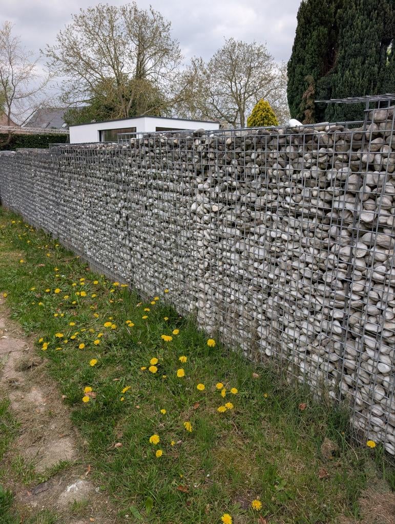 Gratis witte keien, grind keien (30m3), Tuin en Terras, Gaas en Draad, Ophalen