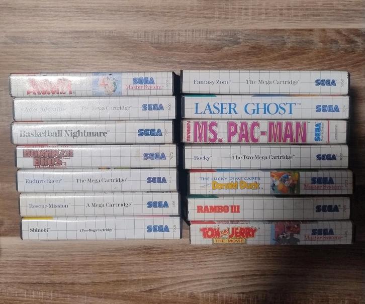 9x SEGA Master System games, Consoles de jeu & Jeux vidéo, Jeux | Sega, Master System, Enlèvement ou Envoi