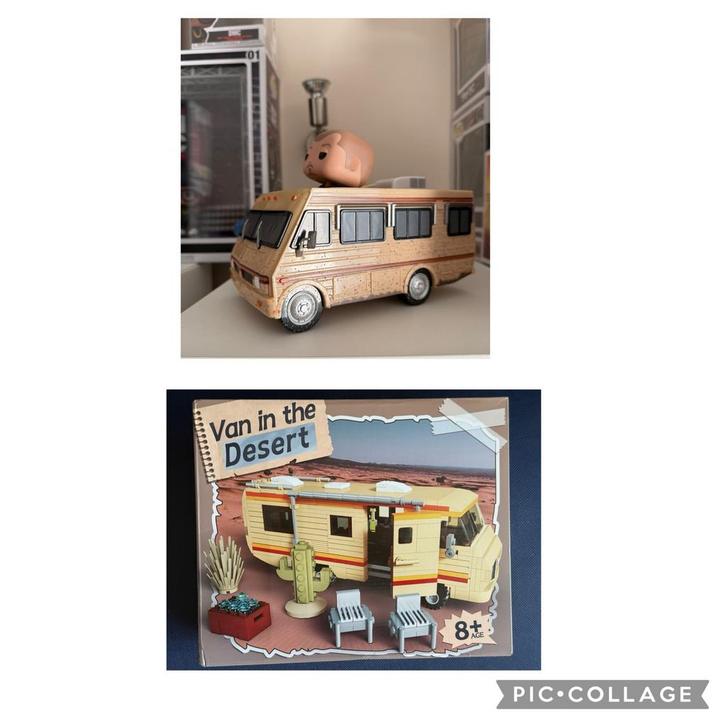 Pop 09 breaking bad + van en bloc de construction neuf, Collections, Jouets miniatures, Comme neuf, Enlèvement