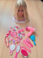 Poupée de maquillage et de coiffure + accessoires, Enlèvement ou Envoi, Utilisé, Autres types