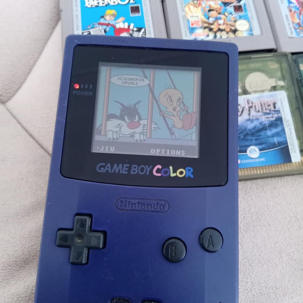 Game boy kleur en spelletjes, Games en Spelcomputers, Spelcomputers | Nintendo Game Boy, Ophalen of Verzenden, Game Boy Color