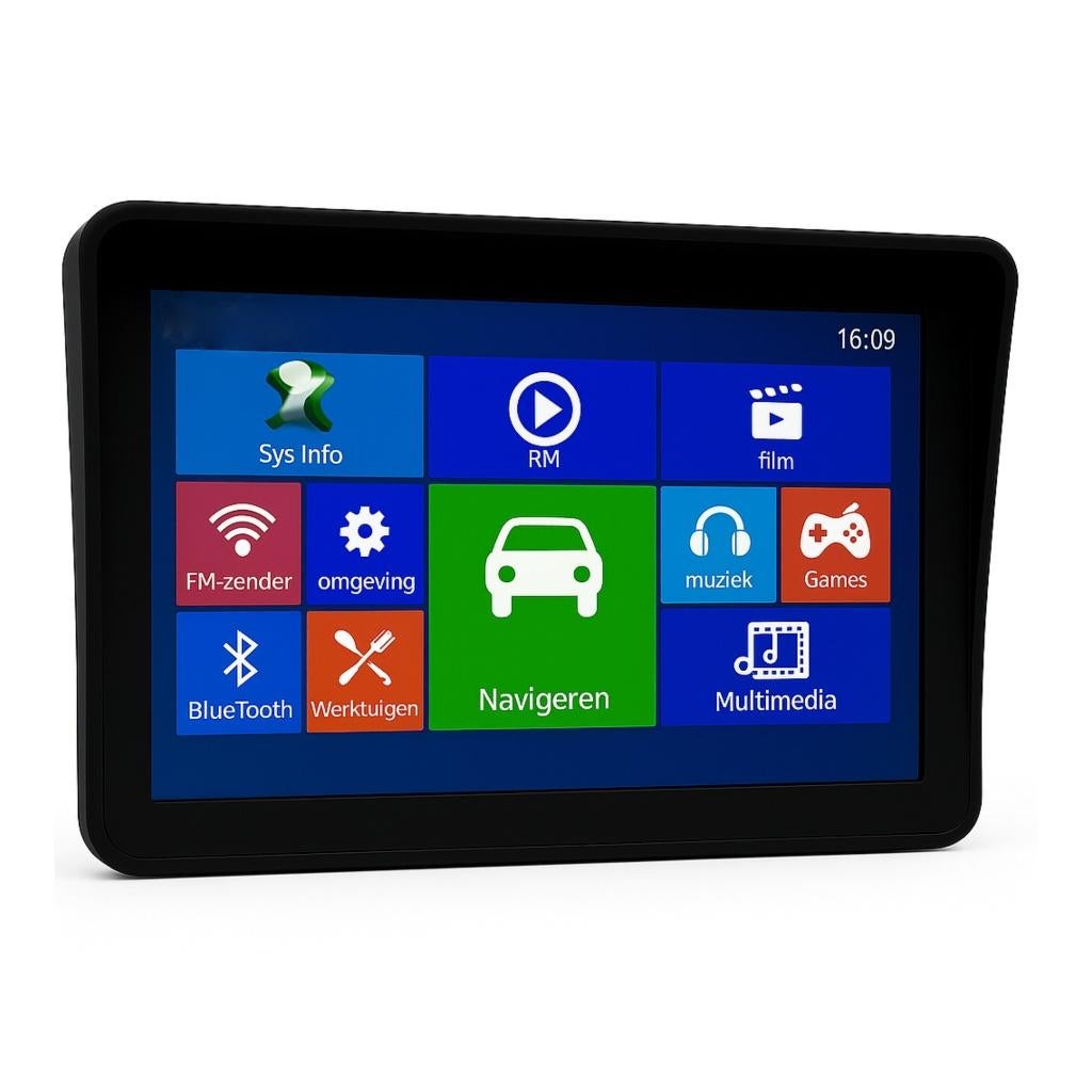 7” Camper / Caravan / Auto GPS Navigatiesysteem.BLUETOOTH, Caravanes & Camping, Caravanes Accessoires, Neuf, Enlèvement ou Envoi
